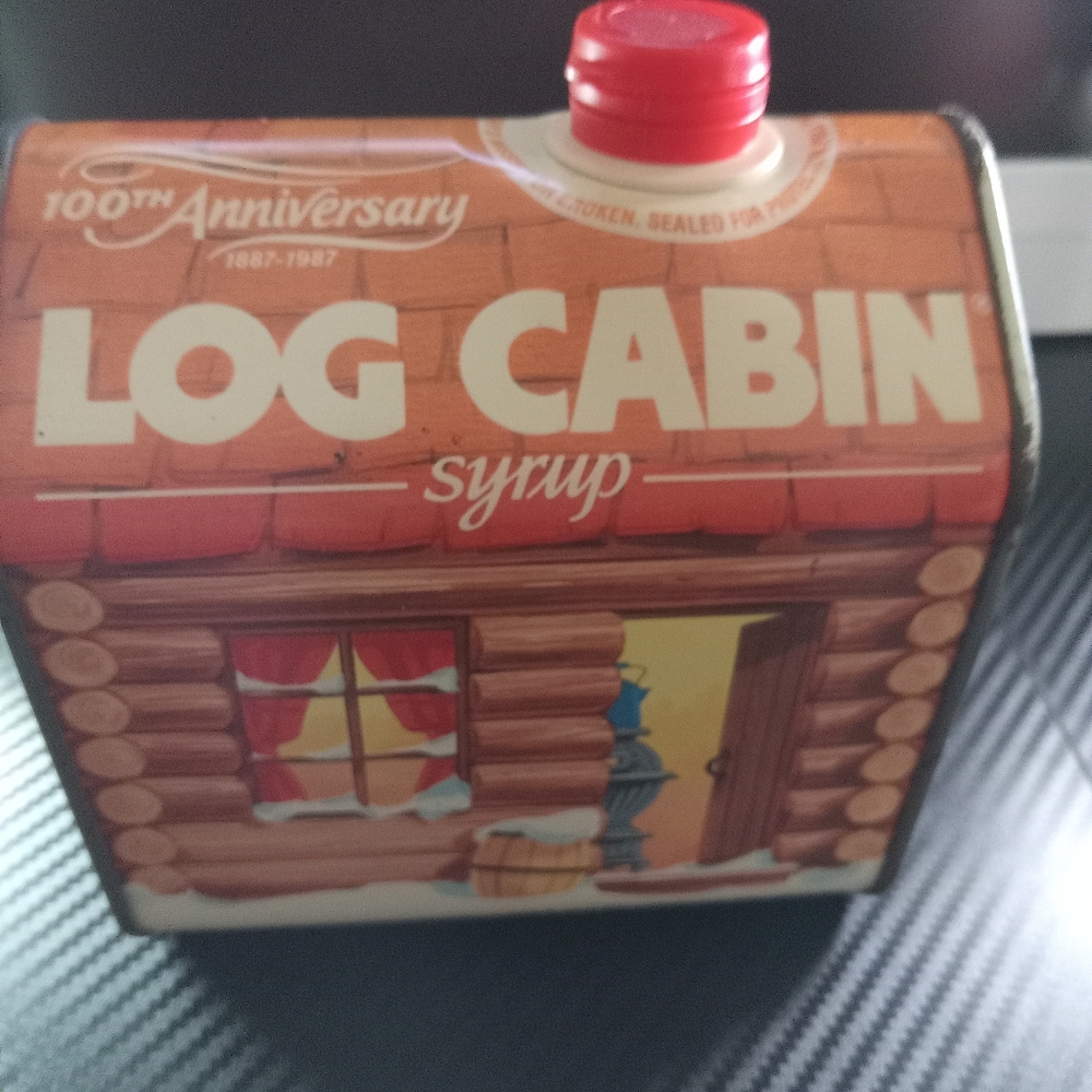 Syrup Tin with Red Cap Vintage 1887-1987